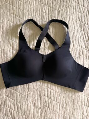 Knix Black Catalyst Front-zip Sports Bra